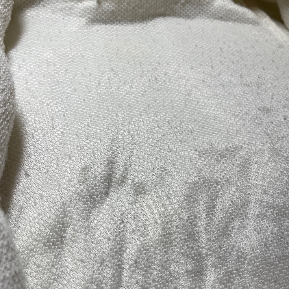 Women’s Soft Staccato Hooded Jacket. Fleece Cream Colored. Size Medium 2 pockets - Picture 6 of 8